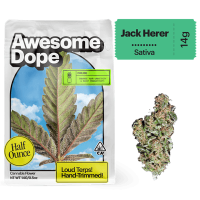 Awesome Dope Flower 14g Sativa Jack Herer