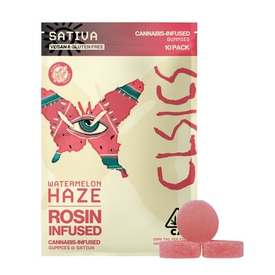 CLSICS Live Rosin Gummies Sativa Watermelon Haze