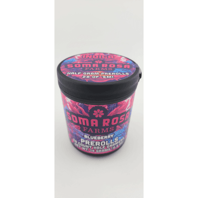 Soma Rosa Preroll 0.5g Indica Pave 28pk