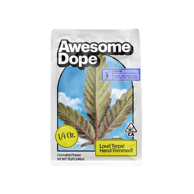 Awesome Dope Flower 7g Indica Rocket Runtz