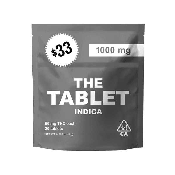 A photograph of The Tablet 50mg Indica $33