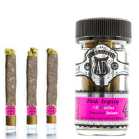 A photograph of El Blunto Platium Diamond Bluntito .75g Sativa Pink Legacy 4pk 3.4g