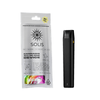 A photograph of Solis All-In-One Vape 1g Hybrid Rainbow Sherbet