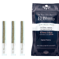 A photograph of El Blunto Hash Jointo .6g Indica Yacht Master Punch 3pk 1.8g