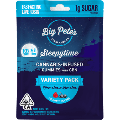 Big Pete's Gummies Sleepytime Fast-Acting Indica Cherries & Berries 2:1 2pk