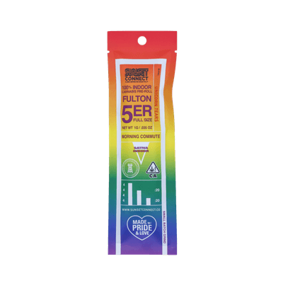 Sunset Connect Preroll 1G Fulton 5er Sativa Unicorn Tears 50ct