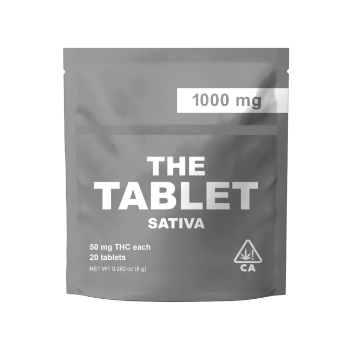 A photograph of The Tablet 50mg Sativa