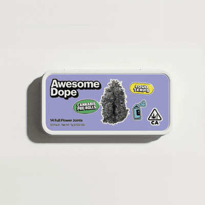 Awesome Dope Preroll 14pk Indica Black Magic