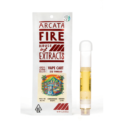 Arcata Fire 100% Cured Resin Cartridge 1g Hybrid SFV OG