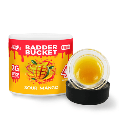 JuicyPot Badder Bucket 2g Hybrid Sour Mango