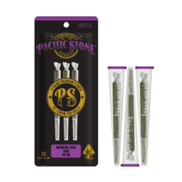 A photograph of Pacific Stone Preroll 1.0g Indica Variety 3-Pack 3.0g