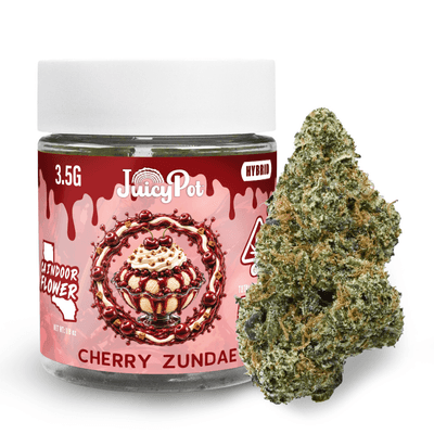 JuicyPot Flower 3.5g Hybrid Cherry Zundae