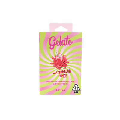 Gelato Flavors Cartridge 1g Sativa Watermelon Punch 10pk