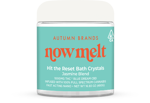 A photograph of Autumn Brands Single Serving Hit the Reset Bath Crystals Jasmine